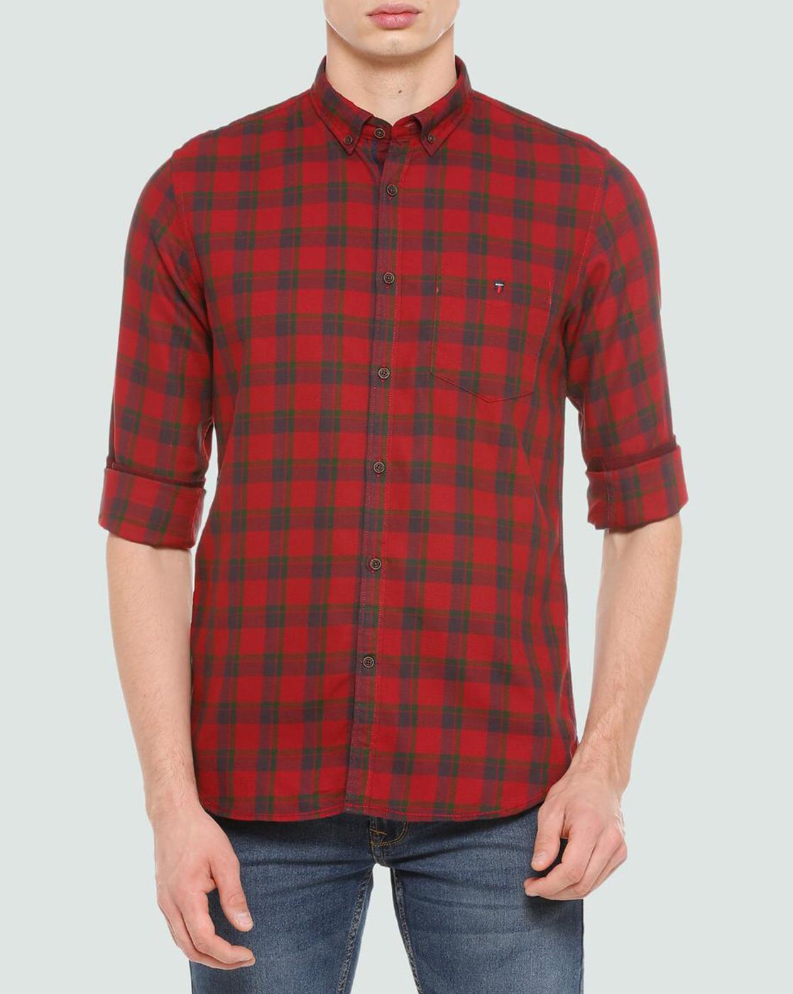 Buy Red Shirts for Men by LOUIS PHILIPPE Online