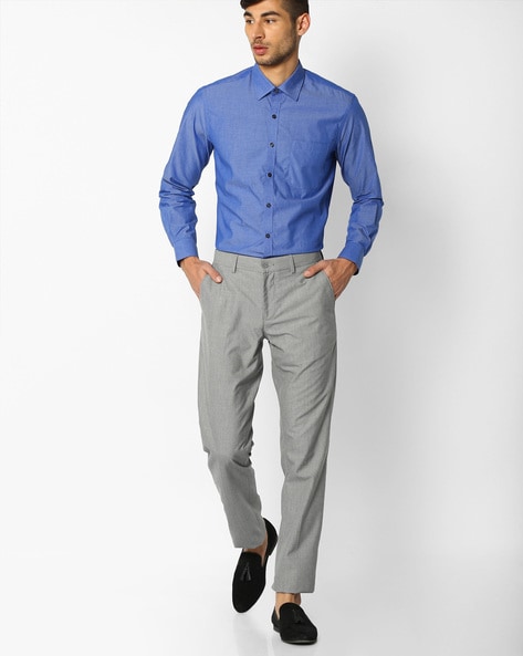 7 Pants Colors To Wear With A Blue Shirt And Brown Shoes  Ready Sleek