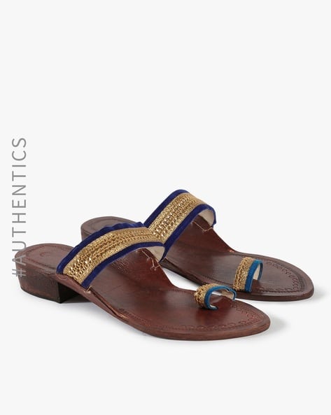 myntra kolhapuri chappals