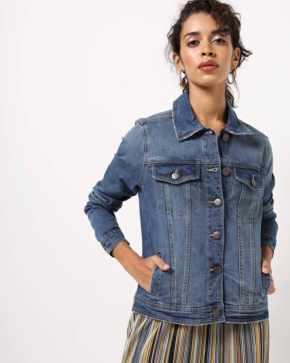 Buy Blue Jackets \u0026 Coats for Women by 