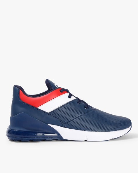 go21 colourblock lace up sneakers with perforations