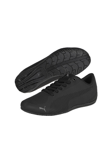 puma drift cat ultra reflective black sneakers