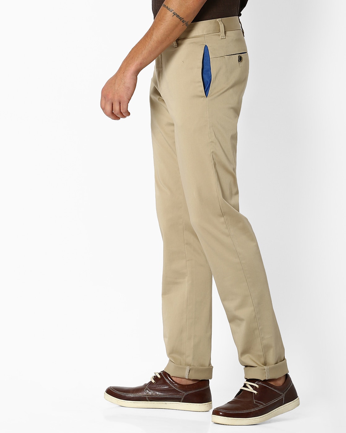 Buy Brooks Brothers Khaki Selvedge Twill Pants for Men Online  Tata CLiQ  Luxury