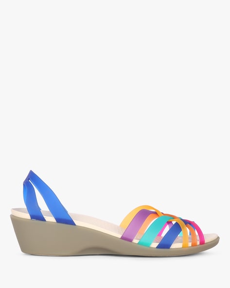 Buy Multicoloured Flat Sandals for Women by CROCS Online 