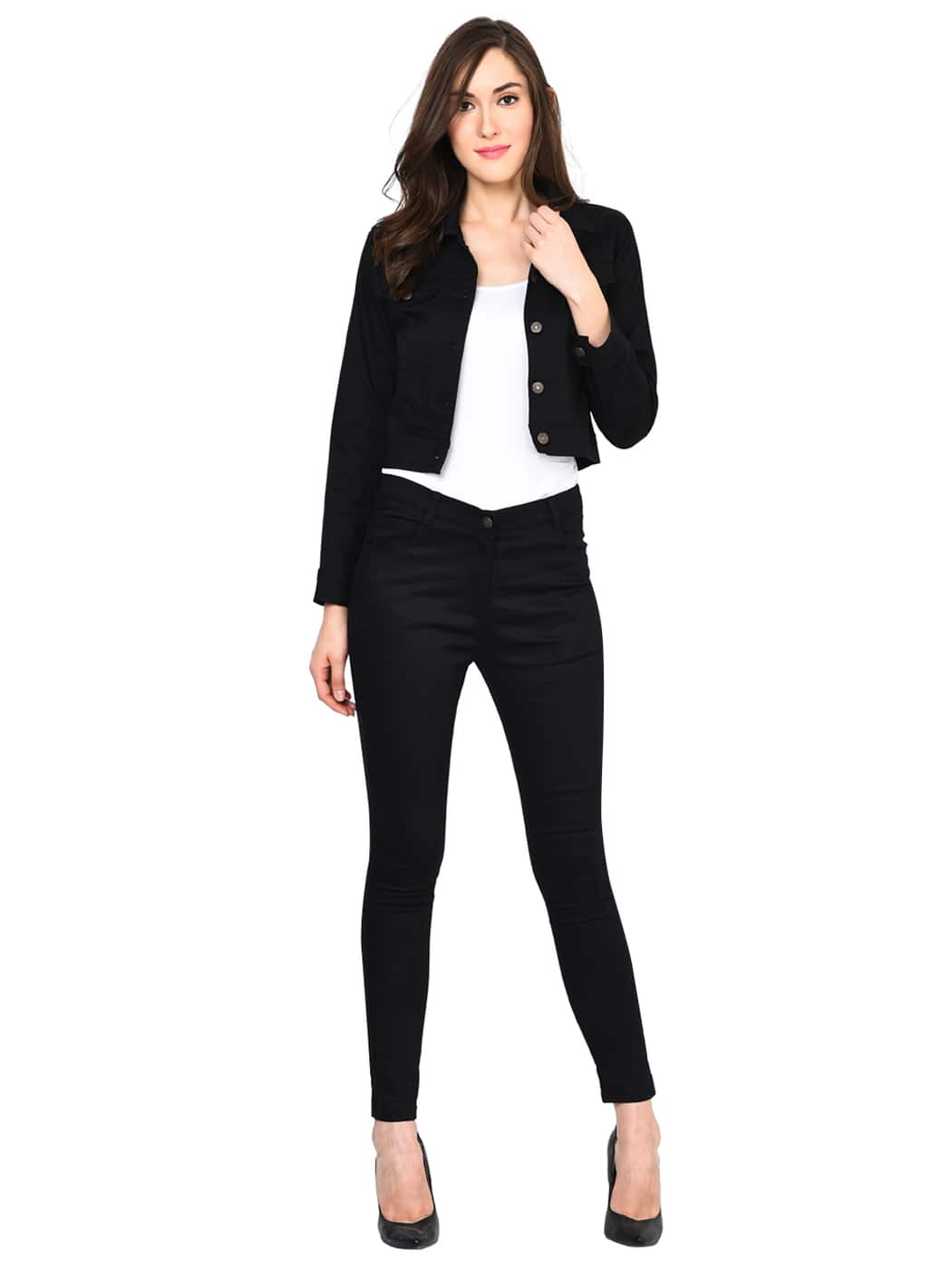 black blazer and trouser set women's
