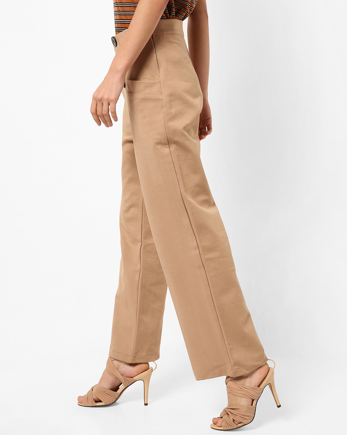 Chic Camel Pants  Pleated Trouser Pants  WideLeg Pants  Lulus