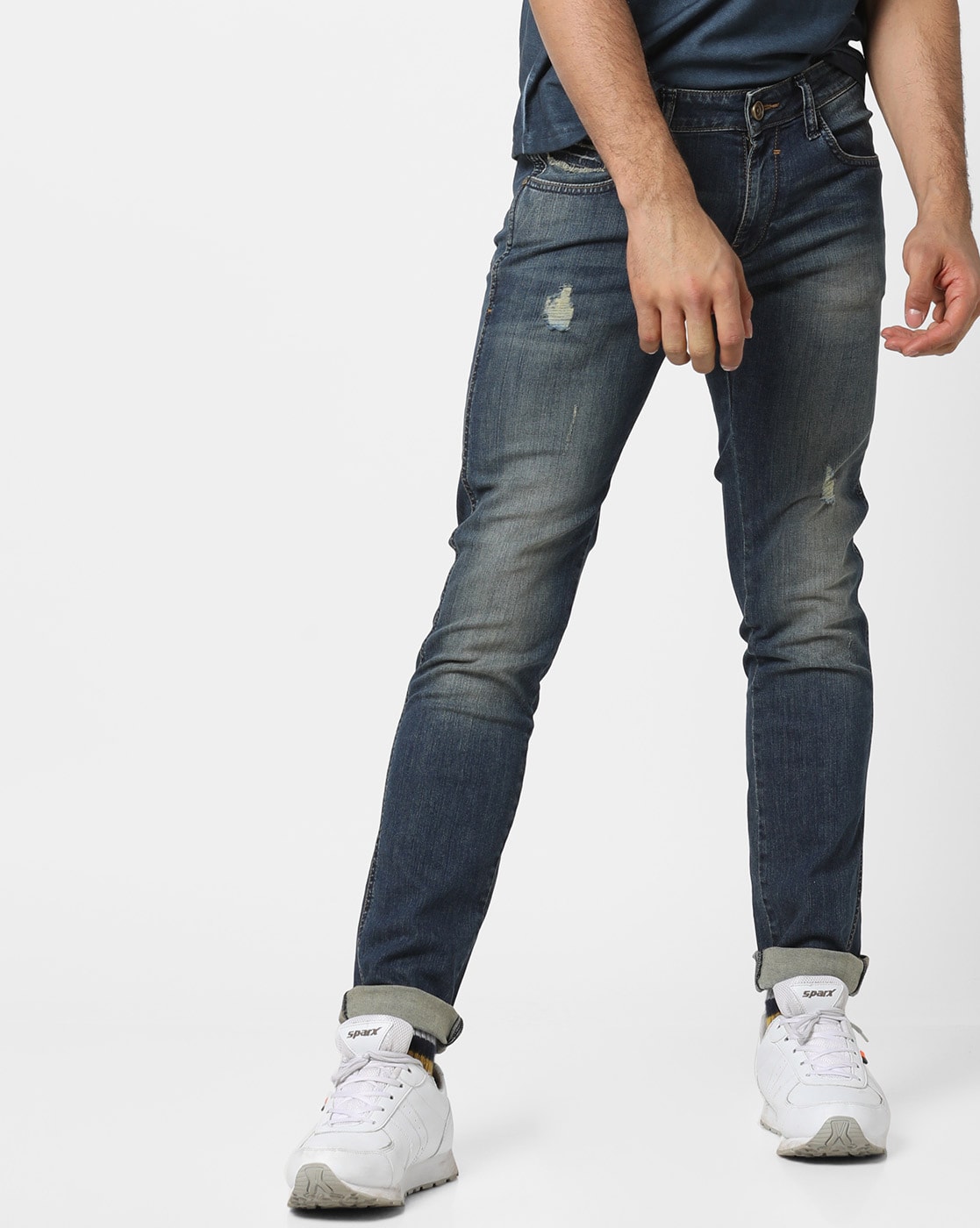 Buy Dark Blue Jeans for Men by WRANGLER Online 