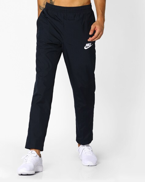 nike track pants navy blue