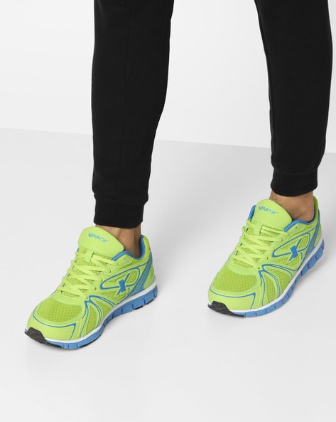Buy Lime Green Sports Shoes for Men by 