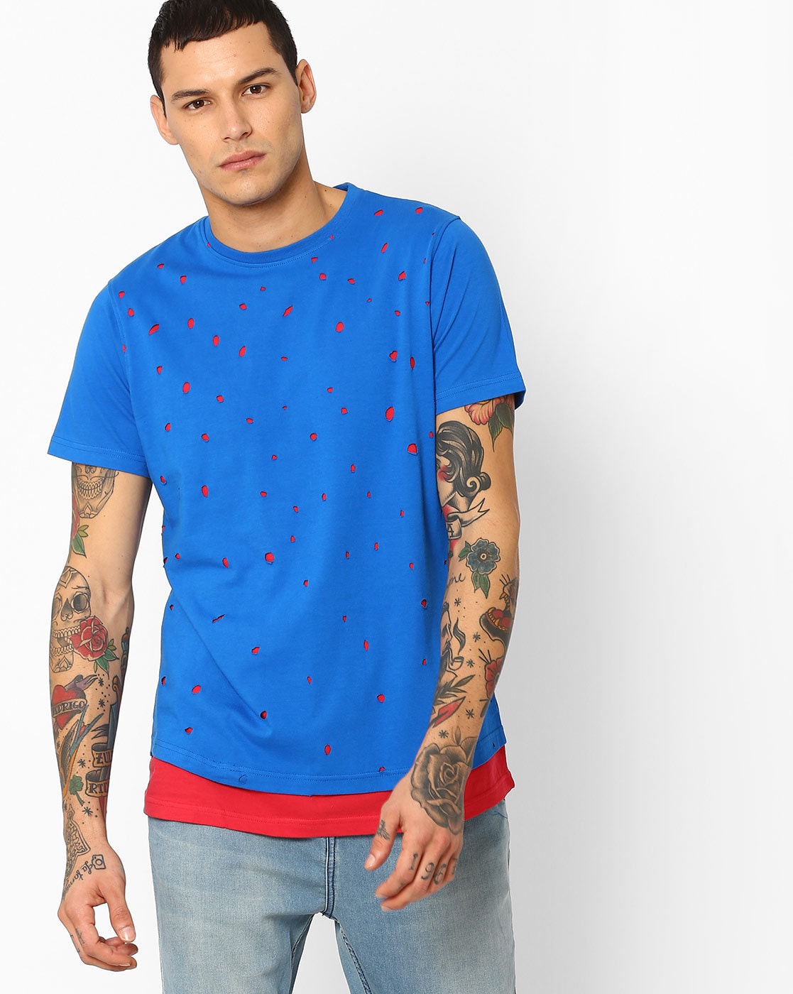 double layer t shirt online india