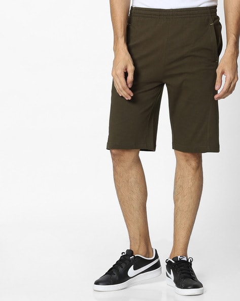 Buy Olive Brown Shorts for Men by HANES Online Ajio