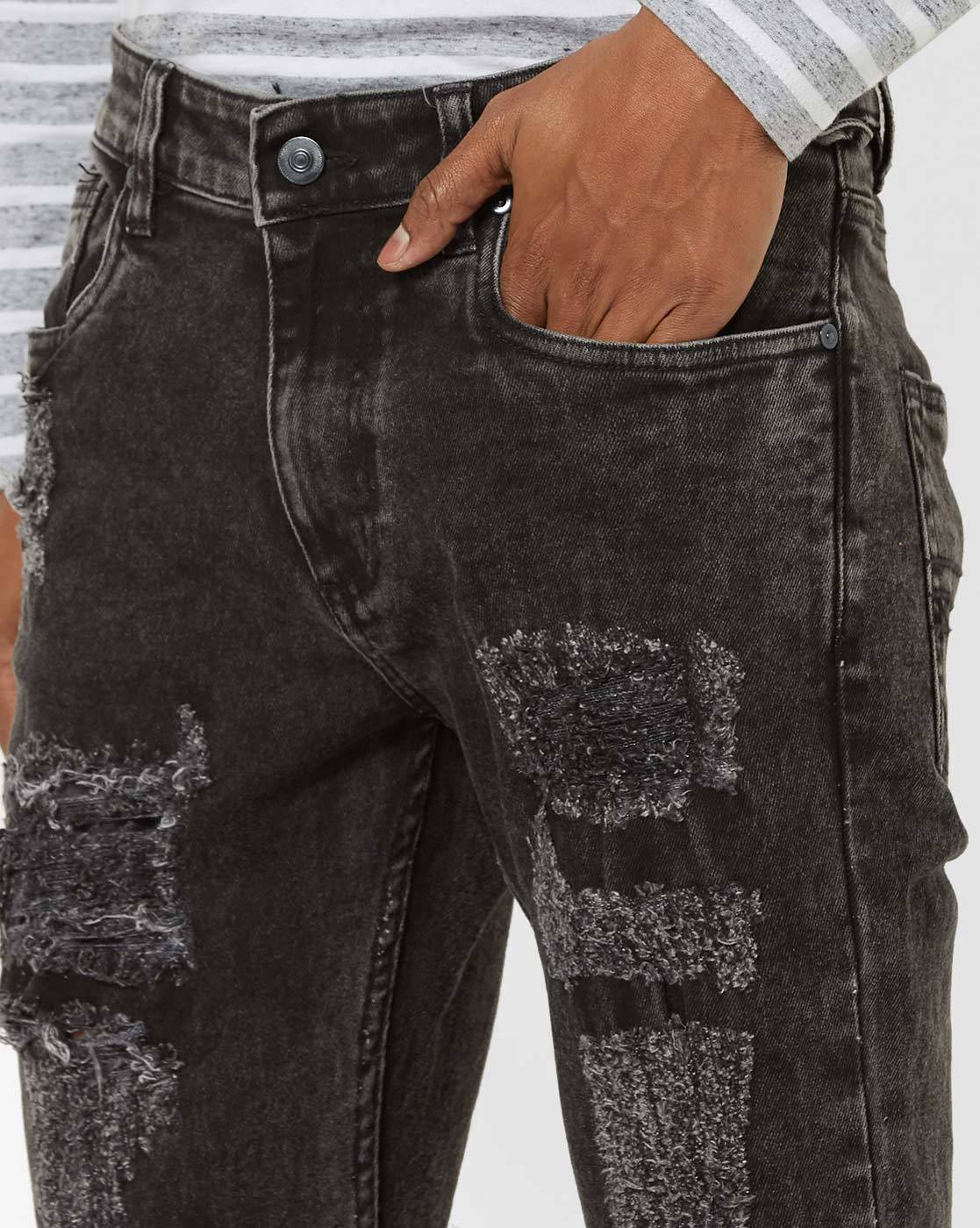 Buy Black Jeans for Men by Blue Saint Online