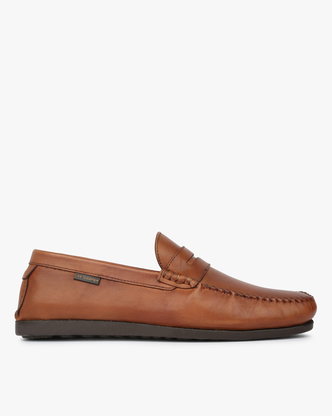 lee cooper tan loafers
