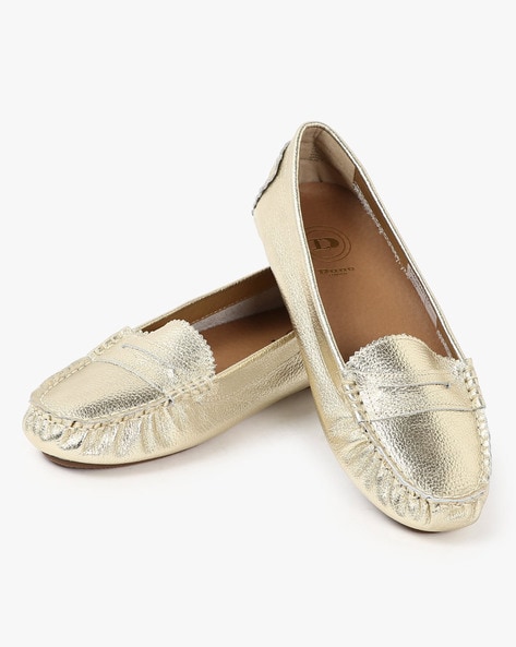 Buy Gold-Toned Casual Shoes for Women 