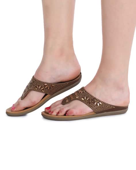 Embellished T-strap Sandals (Image - 3)