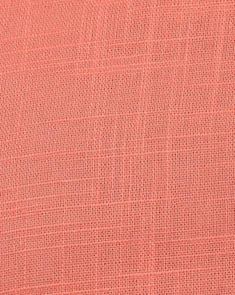 Flared Kurta with Notched Band Collar (Image - 2)