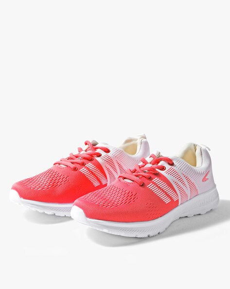 Washable Colourblock Lace-Up Sport Shoes
