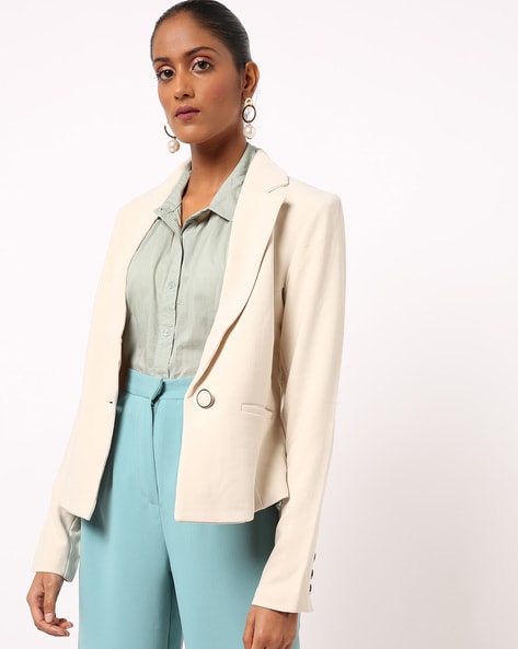 Flagermus kurve opdragelse Buy Pink Blazers & Waistcoats for Women by Vero Moda Online | Ajio.com