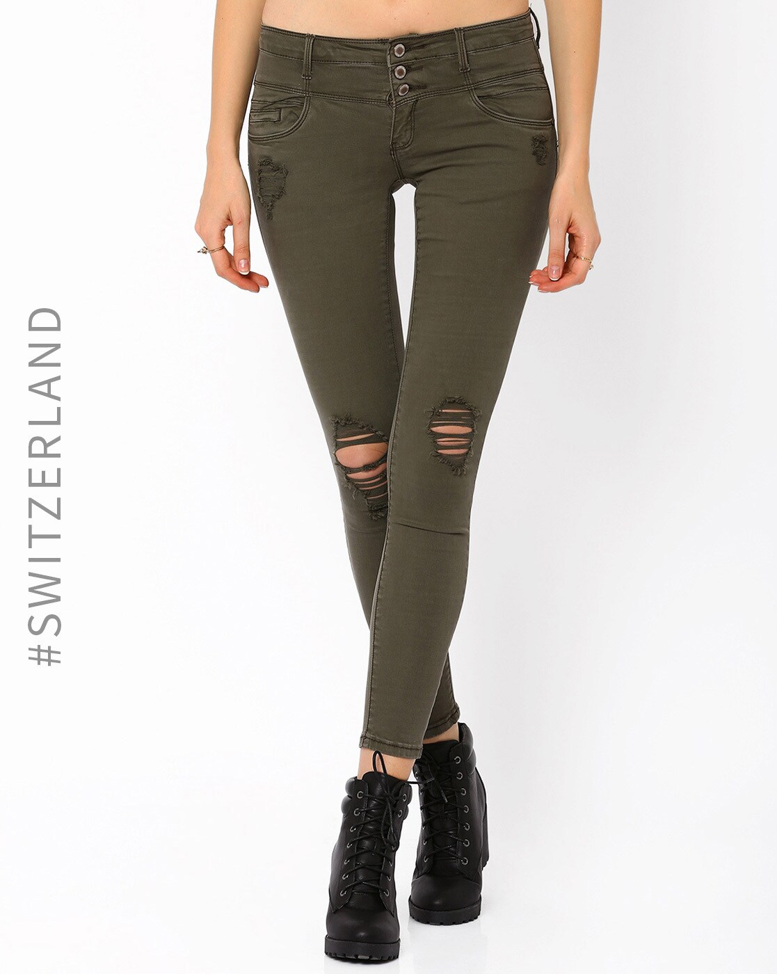 low rise skinny trousers