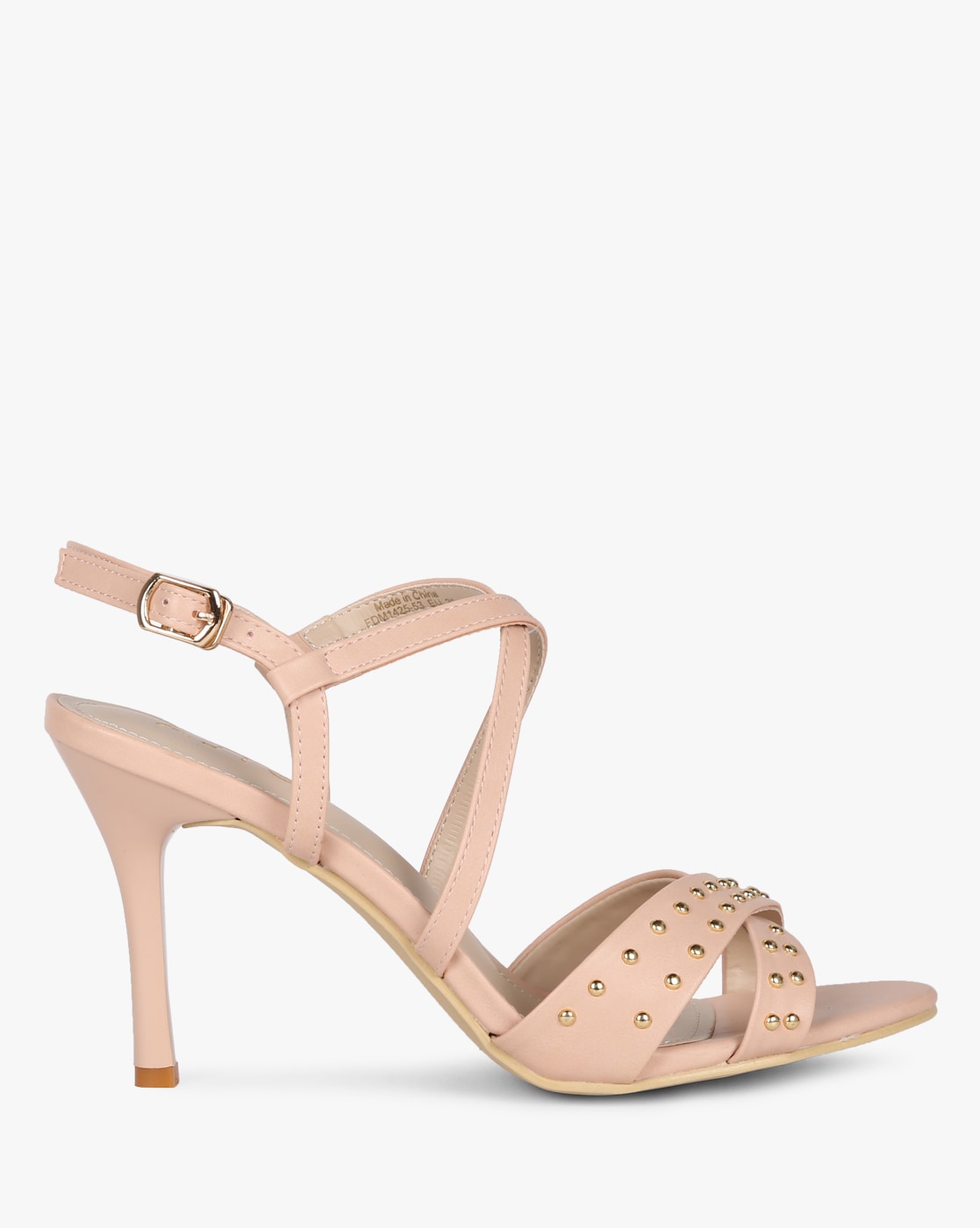 womens nude strappy heels