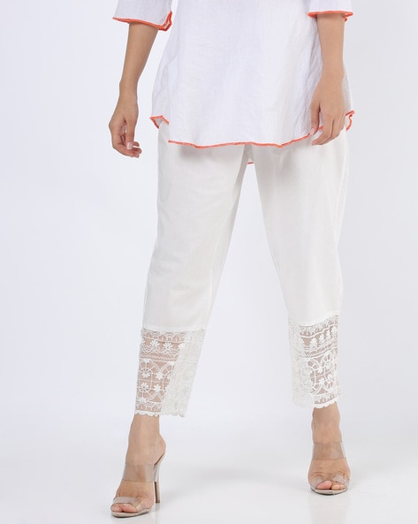 Buy White Pants for Women by AVAASA MIX N' MATCH Online