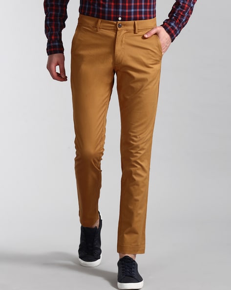 GAP Slim Fit Men Khaki Trousers  Buy GAP Slim Fit Men Khaki Trousers  Online at Best Prices in India  Flipkartcom