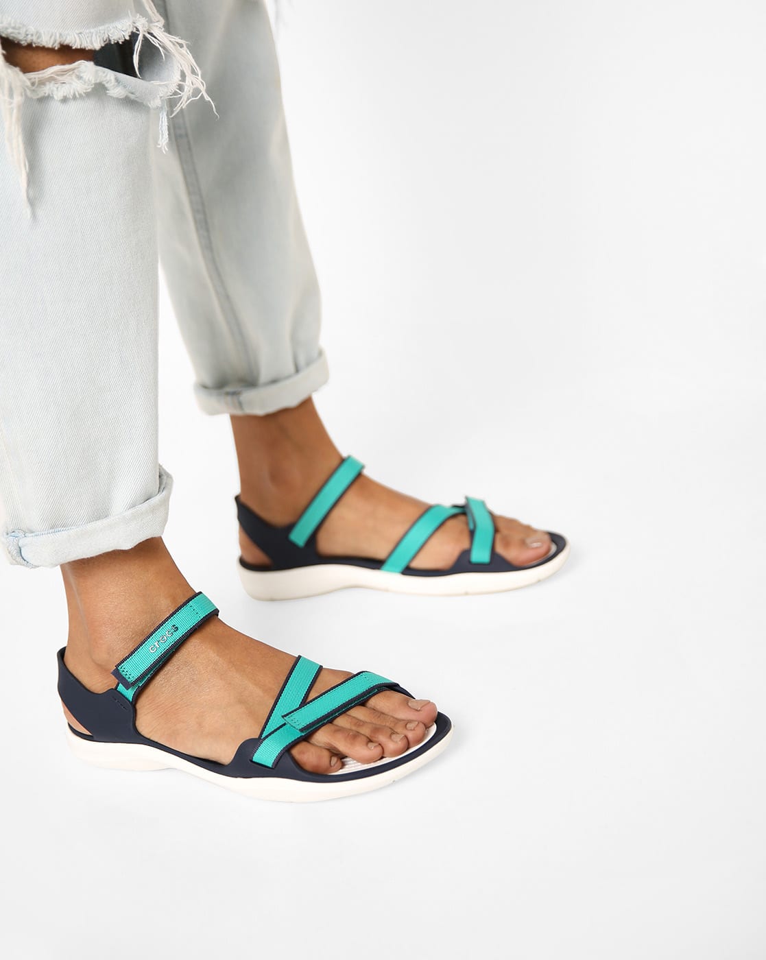 swiftwater webbing sandal crocs