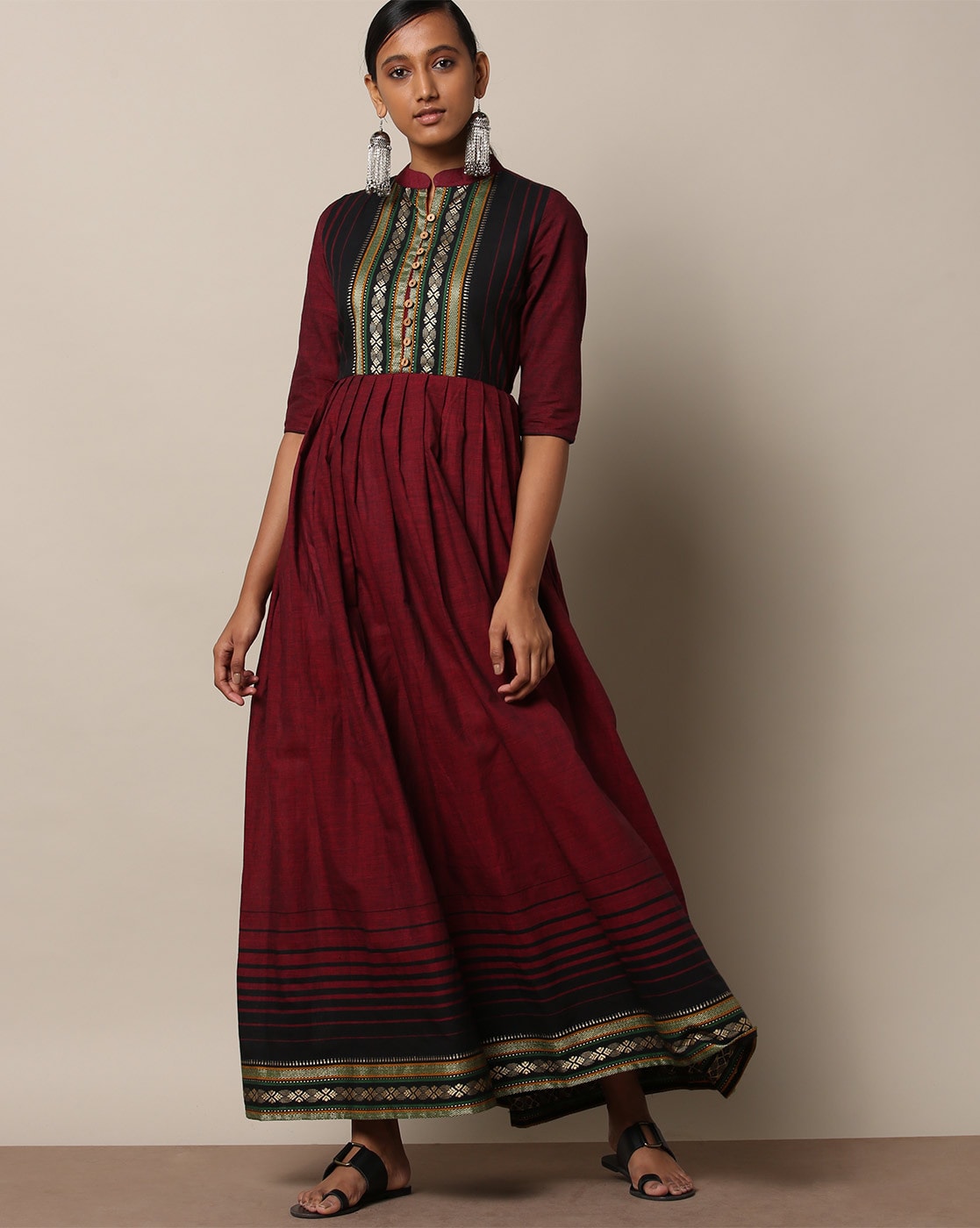 Buy Maroon Dresses & Gowns for Women by Indie Picks Online