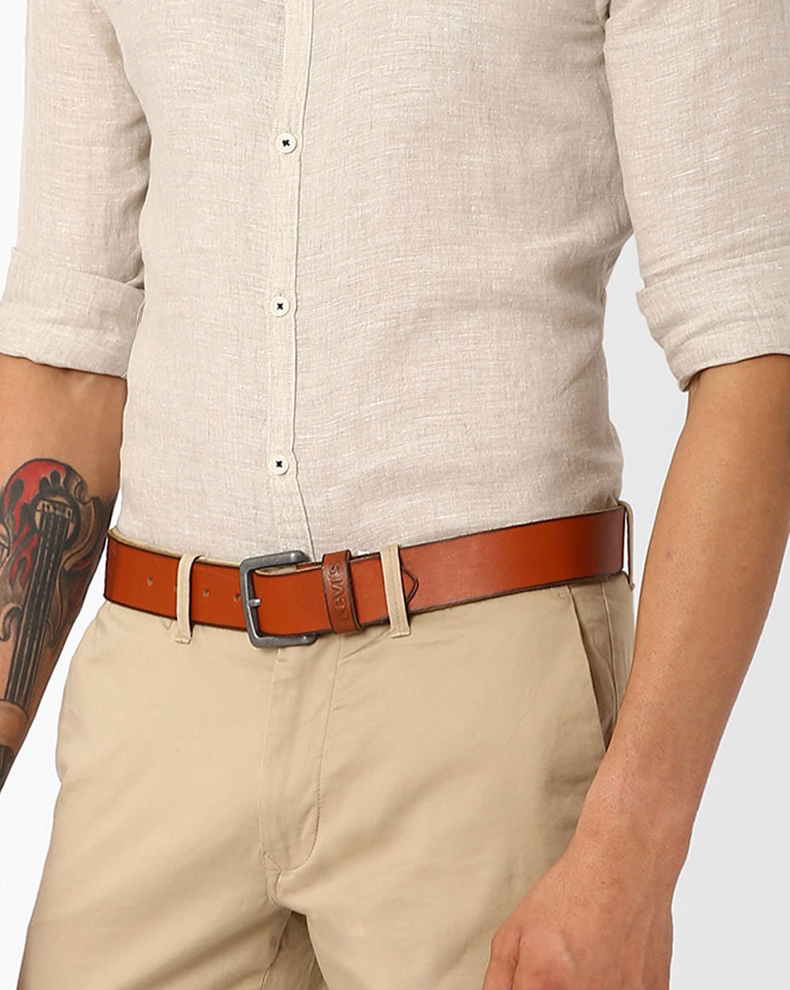 Buy Tan Brown Belts for Men by LEVIS Online 