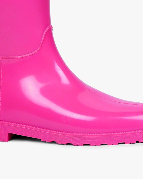 Buy Fuchsia Pink Boots for Women by 