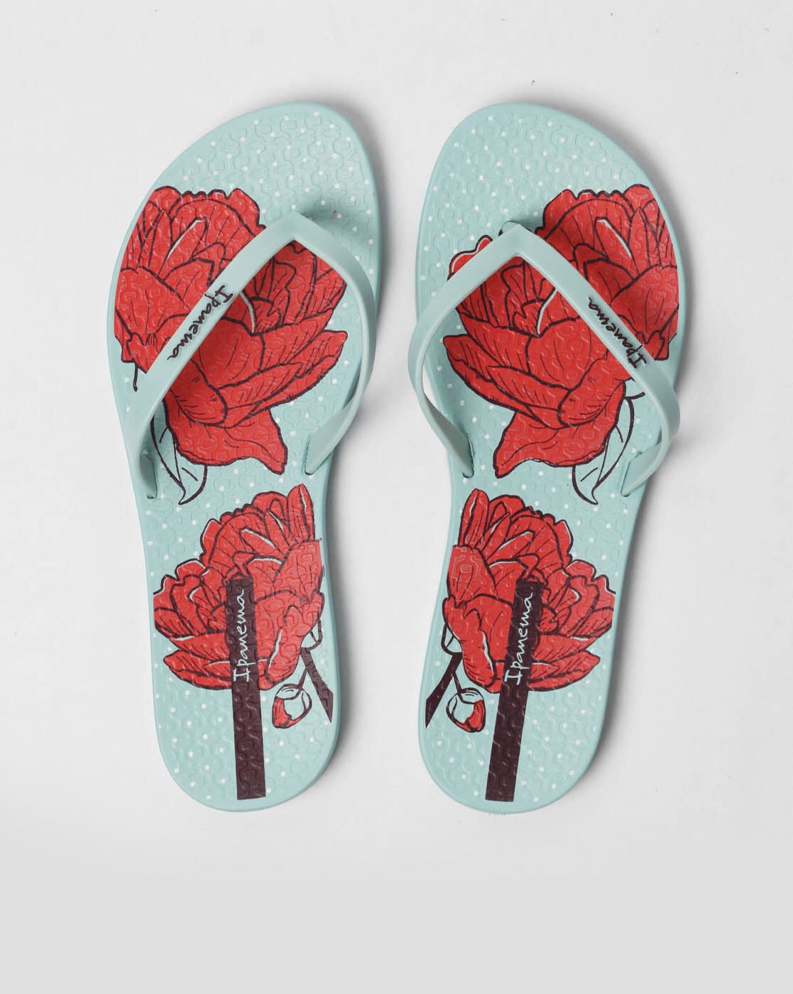 ipanema floral flip flops
