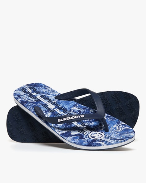 Superdry International Printed Thong-Style Flip-Flops