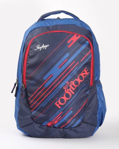 skybags navy blue backpack