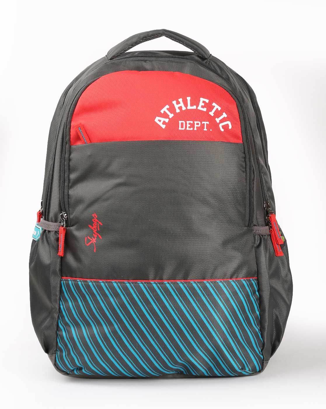 skybags grey backpack