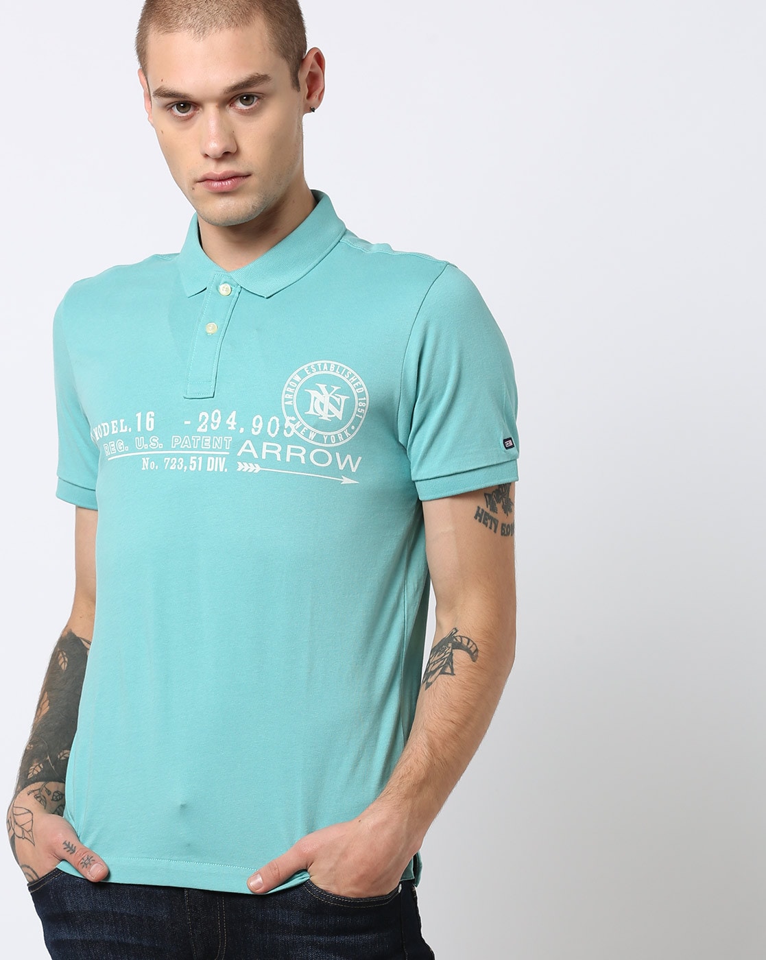 ajio sports t shirt