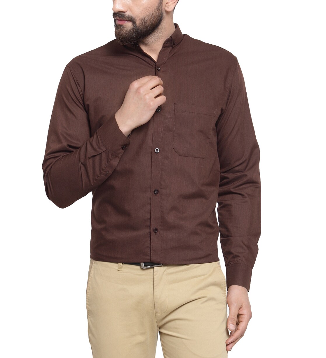 Brown Shirts for Men by JAINISH Online ...