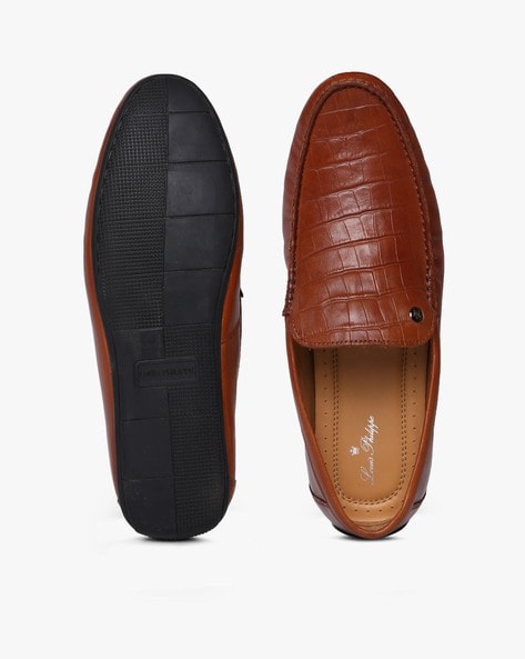 Louis Philippe Slip-On : Buy Louis Philippe Men Brown Leather Formal Shoes  Online