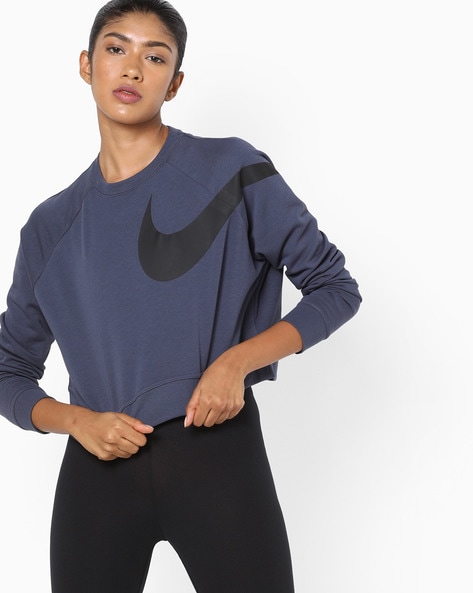 nike cold shoulder sweatshirt