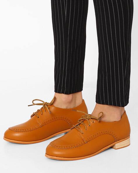 Buy Tan Flat Shoes for Women by MFT Couture Online
