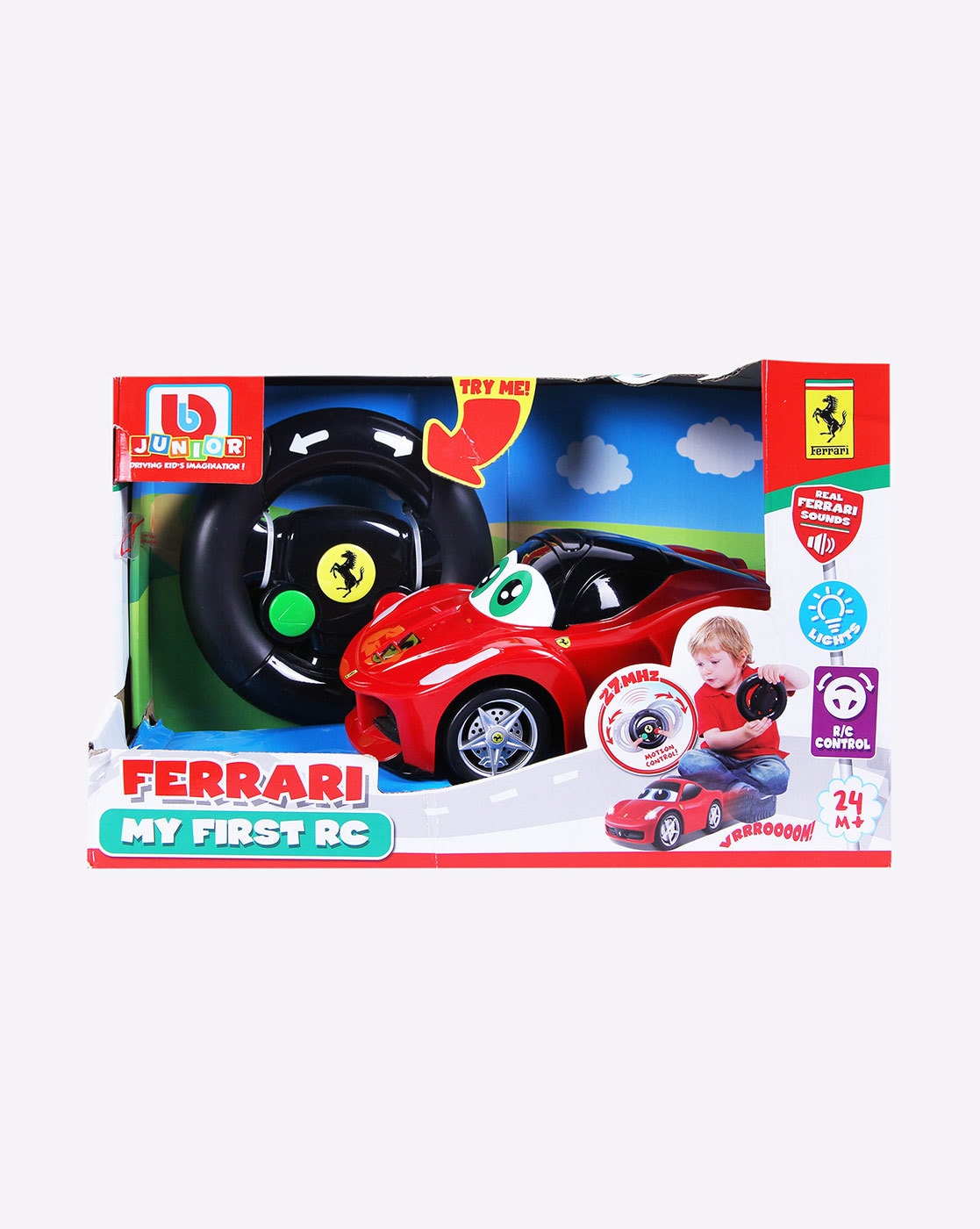 toy red ferrari car