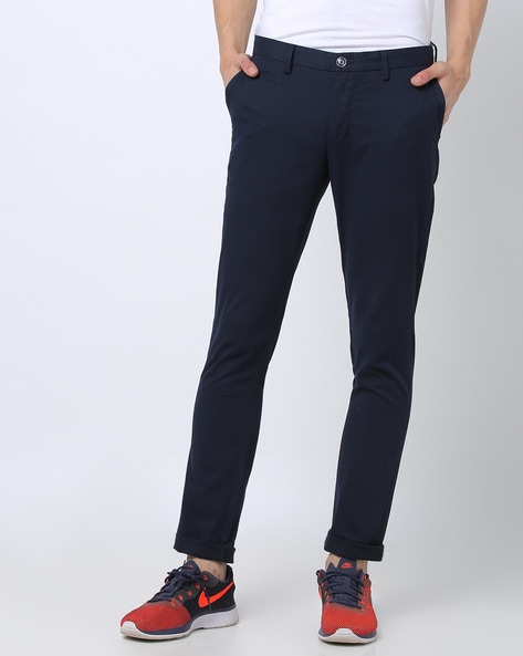 Patrizia Pepe PANTALONI TROUSERS - Trousers - navy/dark blue - Zalando.co.uk