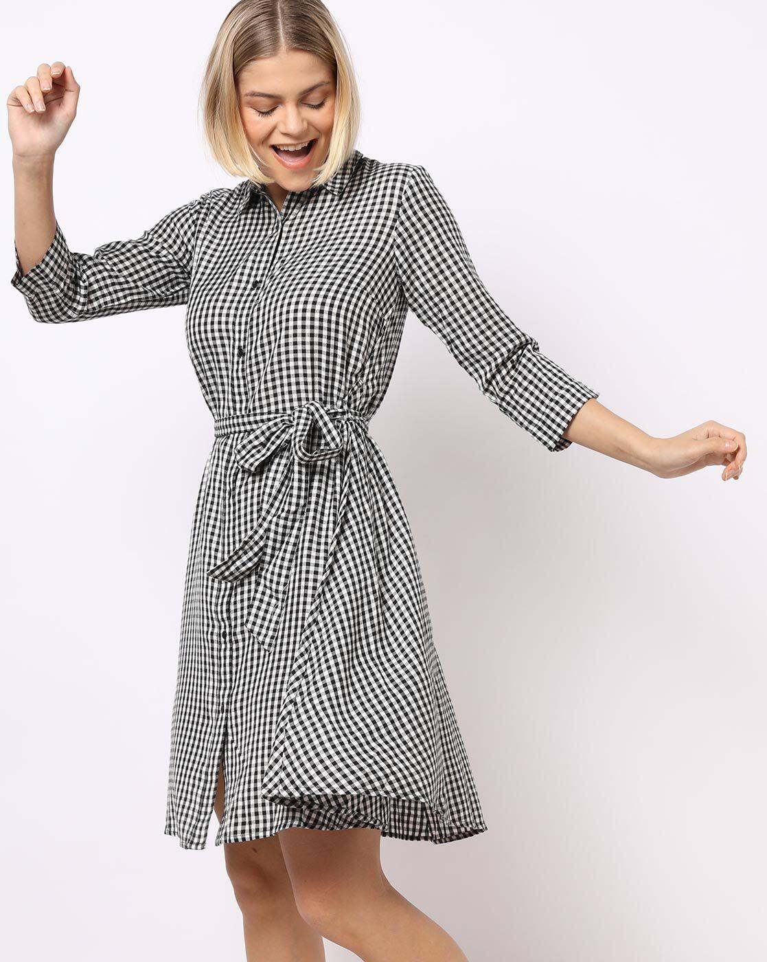 one piece black dress for girl