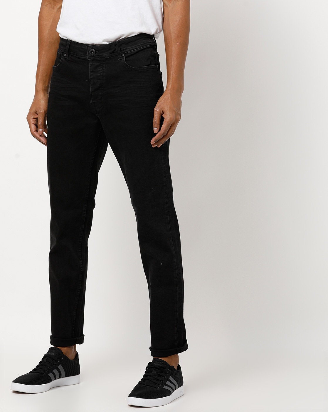 Buy Black Jeans For Men By Threadbare Online Ajio Com