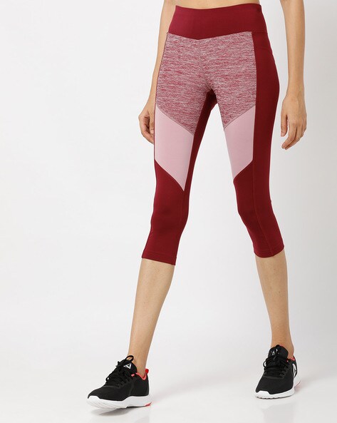 Buy Maroon Leggings for Women by Reebok Online