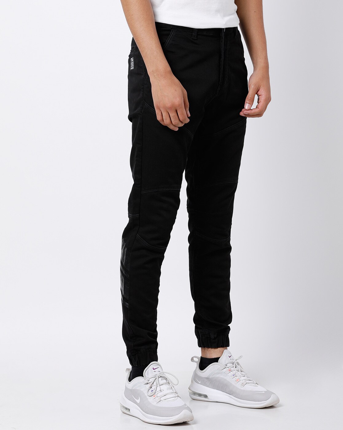cuffed black jeans mens