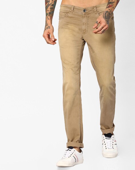 Buy Beige Trousers & Pants for Men by SUPERDRY Online | Ajio.com