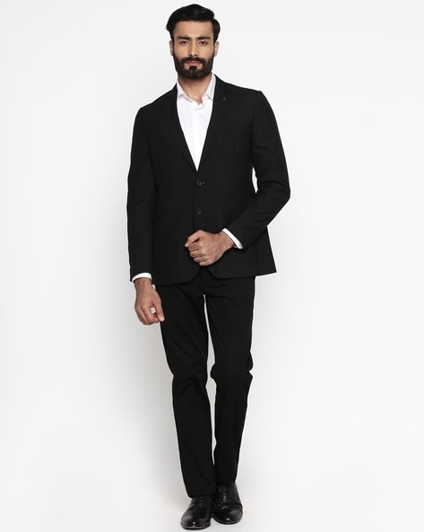 Raymond black deals blazer price