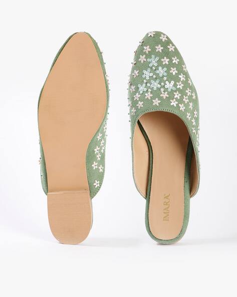 Buy Green Flat Sandals for Women by IMARA Online