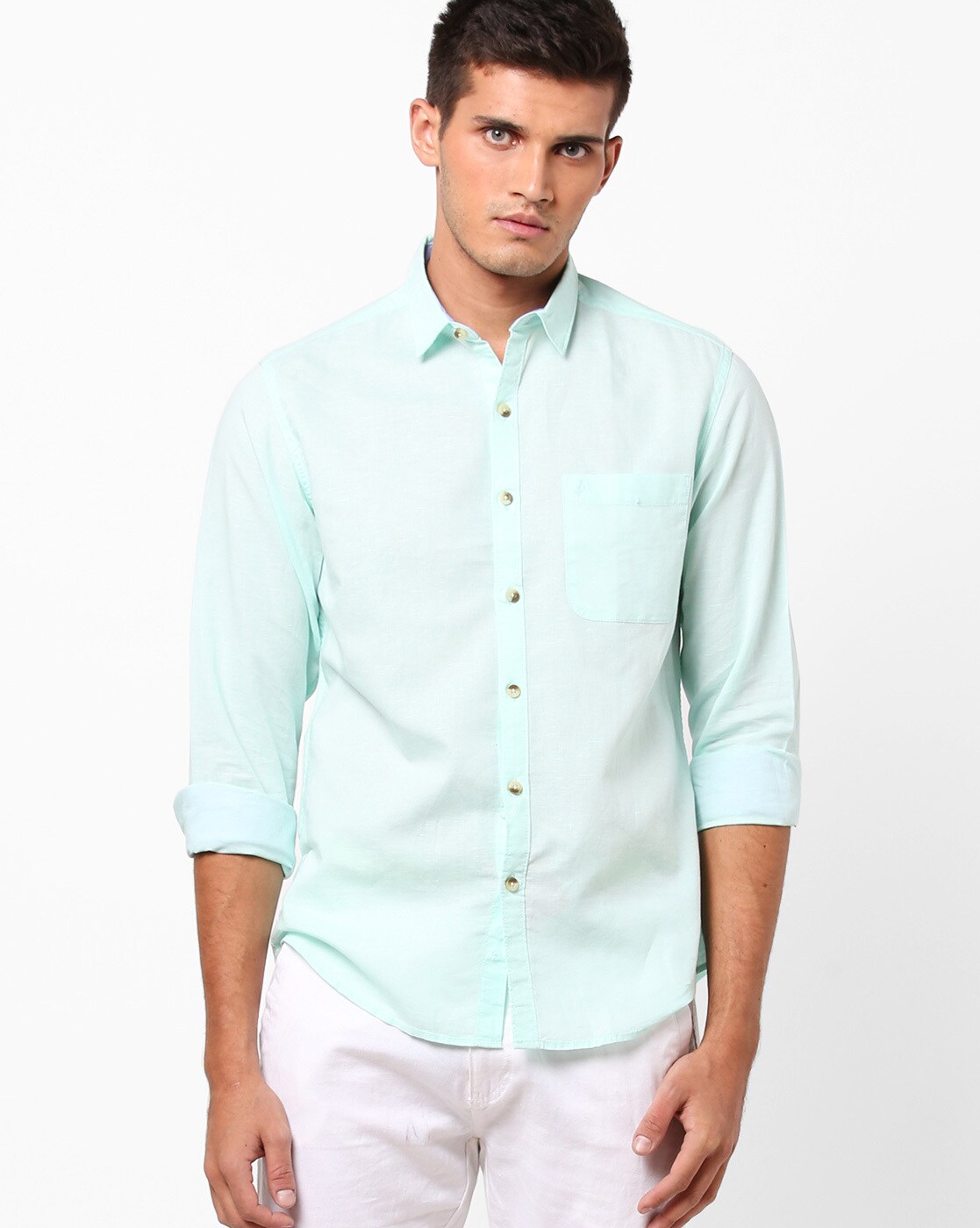 light green shirt mens