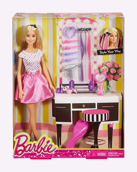 Multicolor Barbie Doll House Playset 
